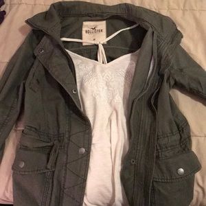 Hollister Tank Top and Army Jacket Set